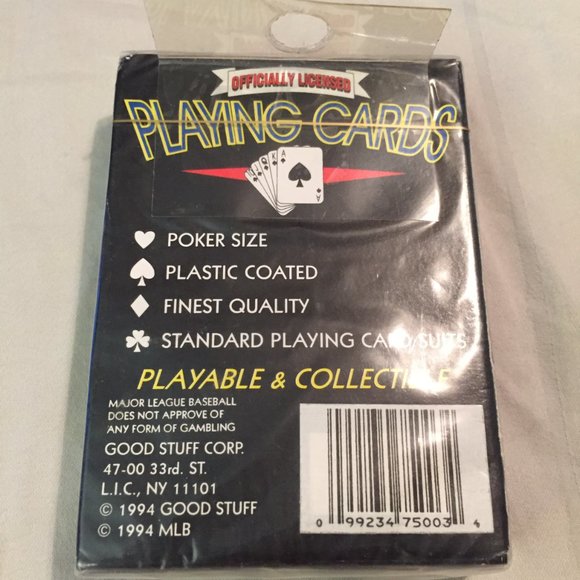 New/Sealed Deck of 1994 Baltimore Orioles Playing Cards - Picture 2 of 2